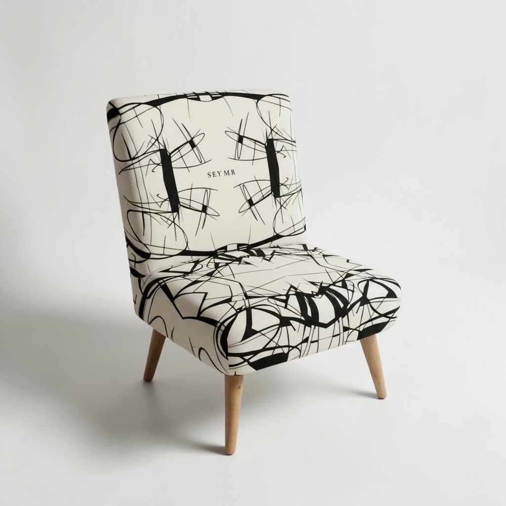 SEYMR® Fauteuil SISIT — Détail velours haute couture, fusion pigmentaire, édition numérotée