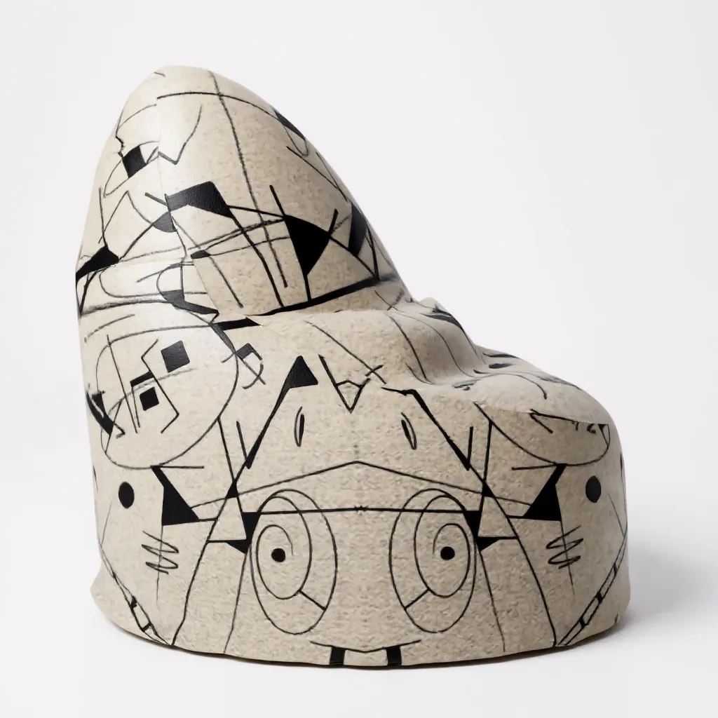 Pouf Cosmosis texture